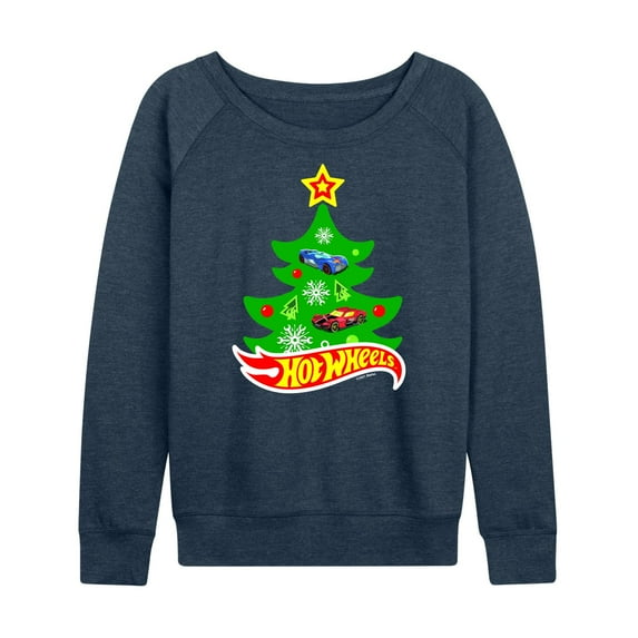 Hot Wheels - Holiday Merchandise - Women's Lightweight French Terry Long Sleeve Shirt