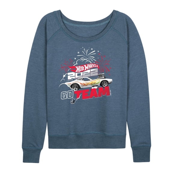 Hot Wheels - Holiday Merchandise - Women's Lightweight French Terry Long Sleeve Shirt