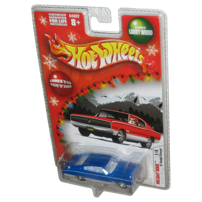 Hot Wheels Holiday Rods 1/4 (2004) Blue Larry Wood '67 Dodge