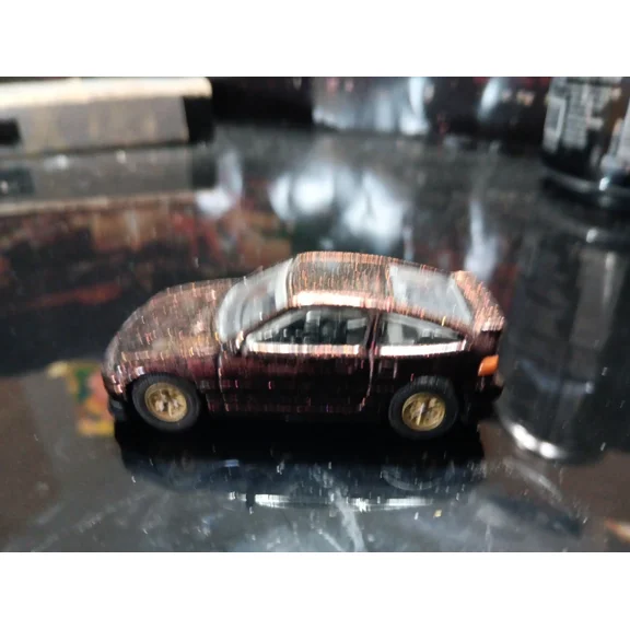 Hot Wheels Honda CRX Real Rubber Tires Custom 1:64 Die Cast Malaysia Purple...