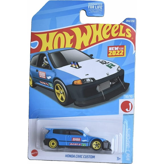 Hot Wheels Honda Civic Custom HW J-Imports New Model 10/10 204/250