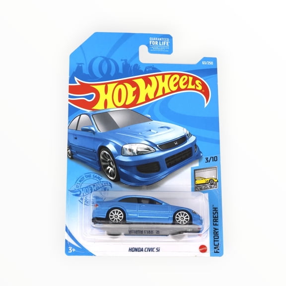 Hot Wheels Honda Civic Si 63/250 - Blue - 2021 Mainline