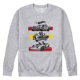 thumbnail image 1 of Hot Wheels - Hot Rods Stack - Men's Long Sleeve Crew Fleece Sweatshirt, 1 of 4