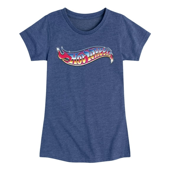 Hot Wheels - Hot Wheels 80S Logo - Girls Fitted Short Sleeve T-Shirt