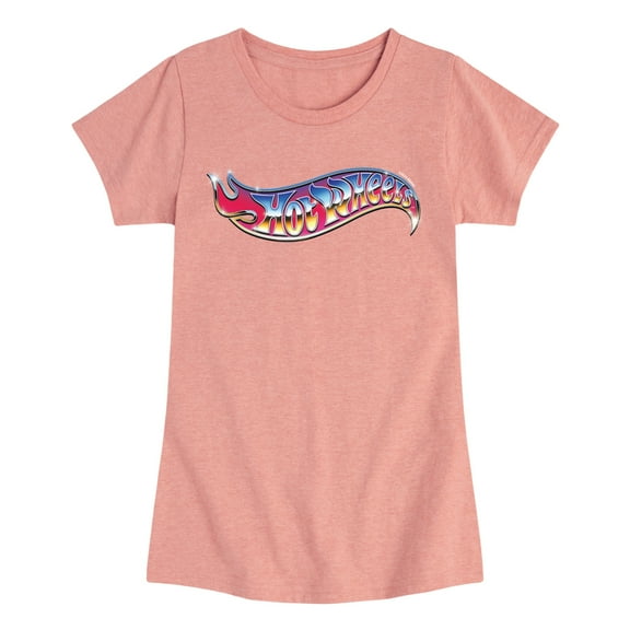 Hot Wheels - Hot Wheels 80S Logo - Girls Fitted Short Sleeve T-Shirt