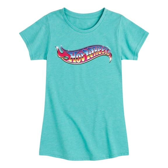 Hot Wheels - Hot Wheels 80S Logo - Girls Fitted Short Sleeve T-Shirt