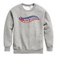 thumbnail image 1 of Hot Wheels - Hot Wheels 80S Logo - Youth And Toddler Crew Fleece Sweatshirt, 1 of 5