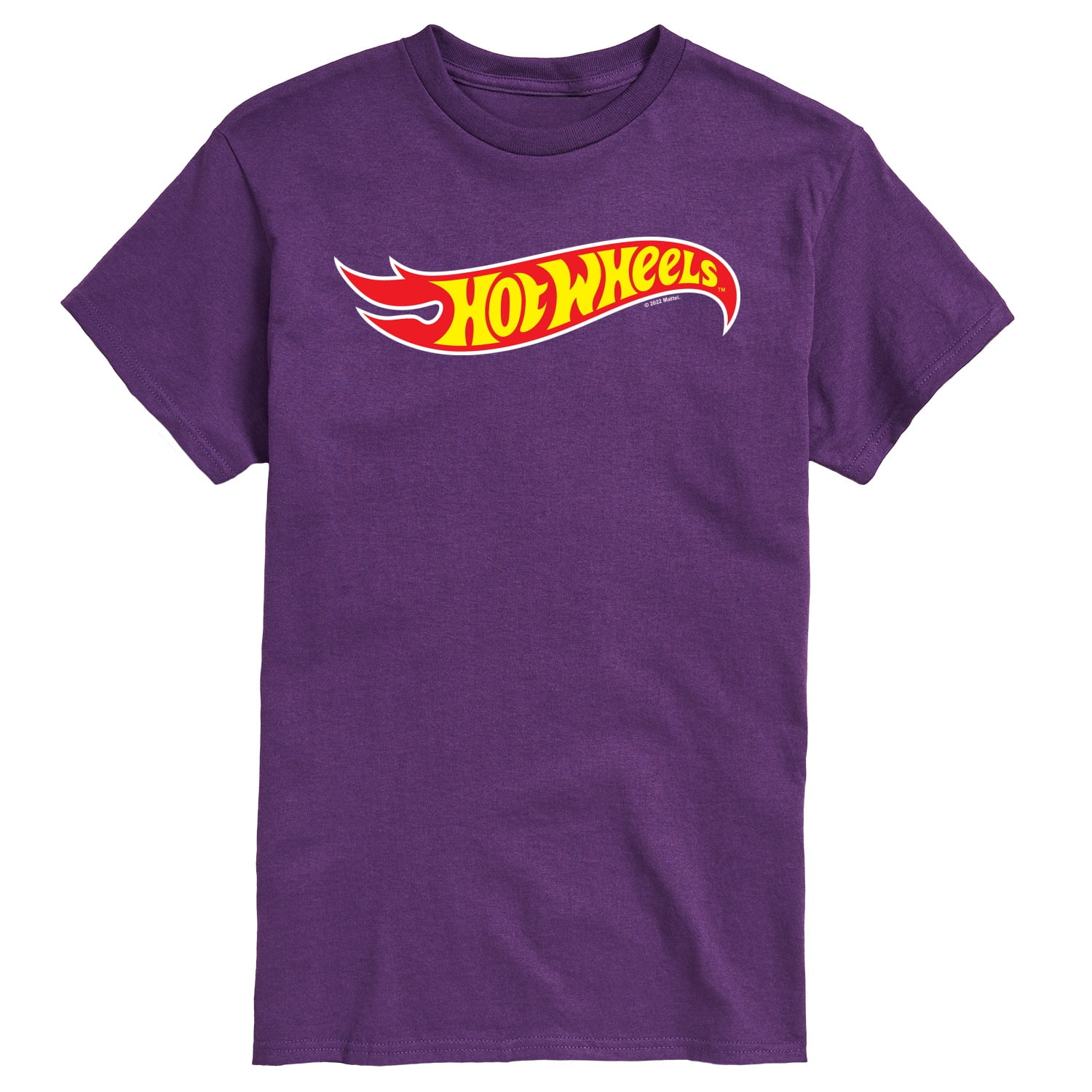 T-shirt Unisexe Hot Wheels - Logo Imprimé - Taille S à 5XL - Coton Lourd - Neuf Sans étiquettes
