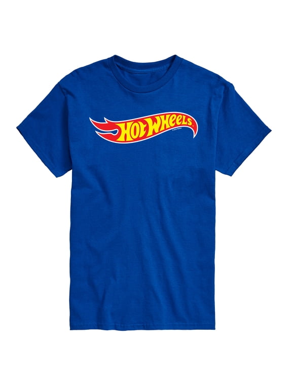 - Hot Wheels Logo Men's Short Sleeve Graphic T-Shirt