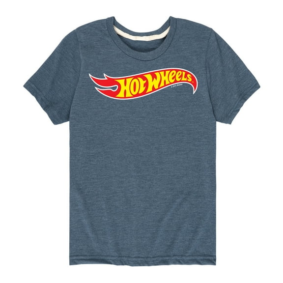 Hot Wheels - Hot Wheels Logo  - Youth Short Sleeve Tee