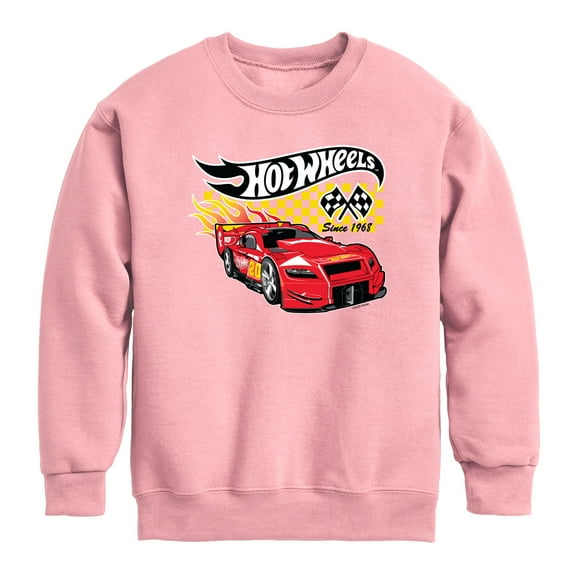 Hot Wheels - Racing - Youth Boys Crew Fleece Sweatshirt