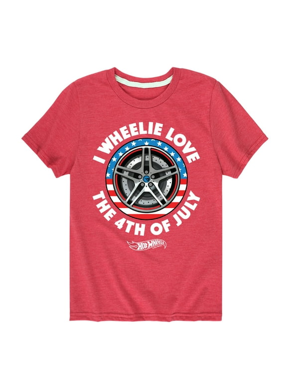 - I Wheelie Love 4th of July - Toddler And Youth Short Sleeve Graphic T-Shirt