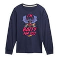 thumbnail image 1 of Hot Wheels - I'm Batty For You - Toddler & Youth Long Sleeve Graphic T-Shirt, 1 of 5