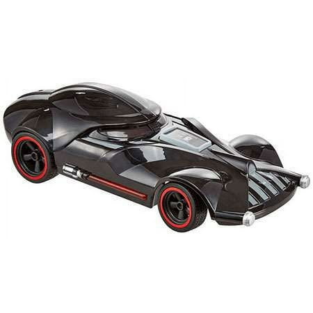 Hot Wheels ID Vehicle, Darth Vader Car with Embedded NFC Chip, 1:64 scale
