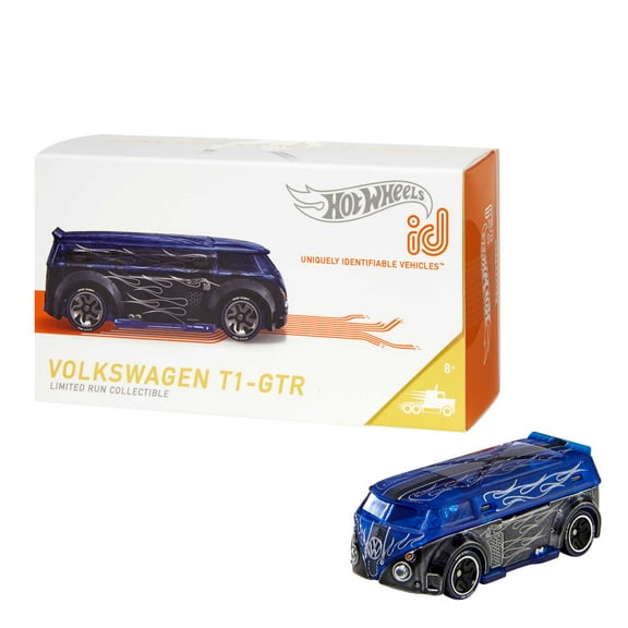 Hot Wheels id Volkswagen T1-GTR Vehicle with Embedded NFC Chip, 1:64 Scale