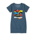 thumbnail image 1 of Hot Wheels - Its My Birthday - Toddler And Youth Girls Fleece Dress, 1 of 4