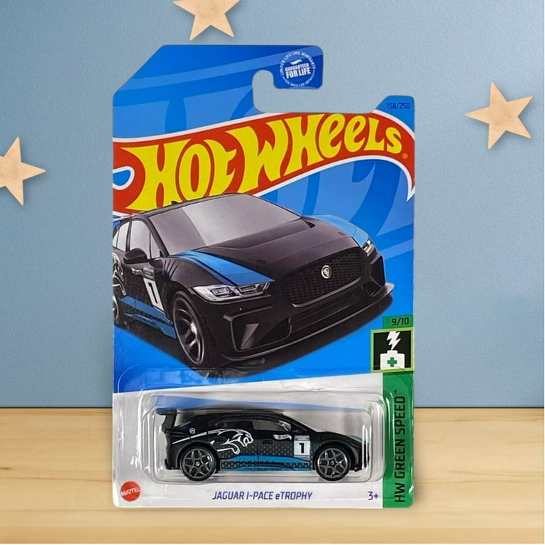 Hot Wheels CAR: Jaguar I Pace eTrophy, HW Green Speed 9/10, Gray