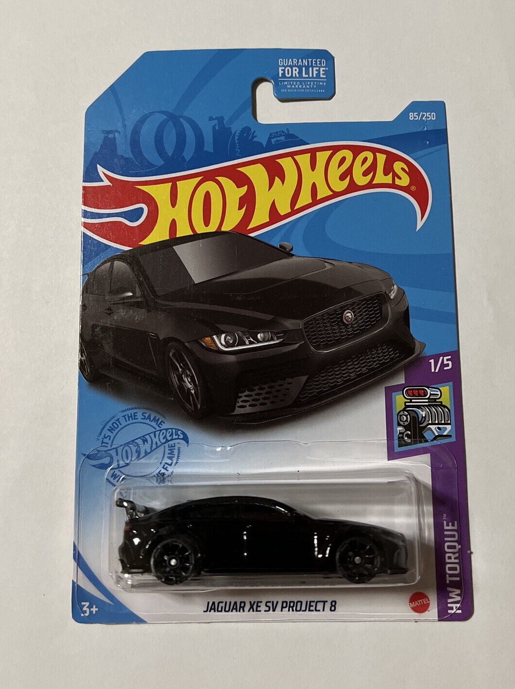 Hot Wheels | Jaguar XE SV Project 8 | 1/5 | HW Torque | Black | New In-box