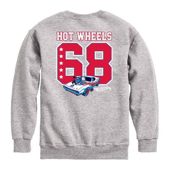 Hot Wheels - Jersey - Youth Boys Crew Fleece Sweatshirt