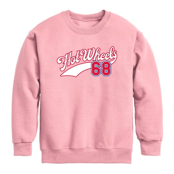 Hot Wheels - Jersey - Youth Boys Crew Fleece Sweatshirt
