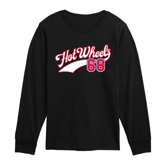 Hot Wheels - Jersey - Youth Boys Long Sleeve Graphic T-Shirt