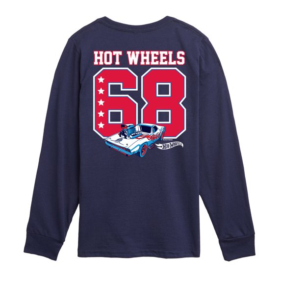 Hot Wheels - Jersey - Youth Boys Long Sleeve Graphic T-Shirt