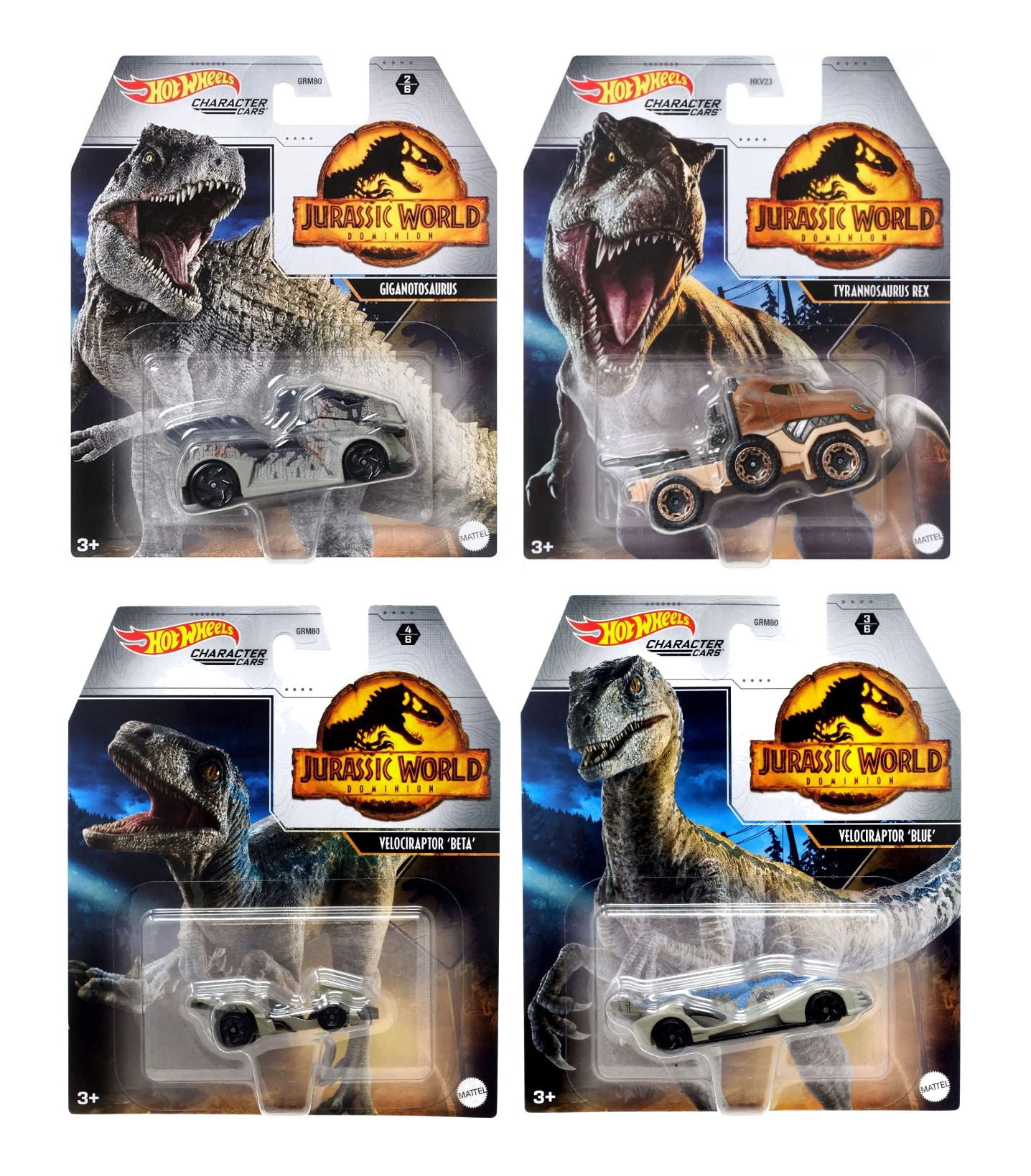 Hot Wheels Jurassic World Character Car, Toy Vehicle, Gift for