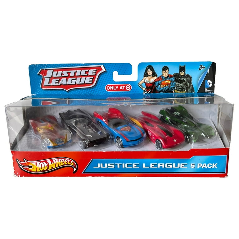 Hot Wheels Justice League Diecast Vehicle 5-Pack - Walmart.com