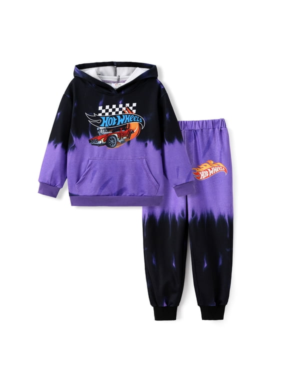 Kids Boys 2 pcs Graphic Sweatshirt Hoodies and Elasticized Pants 2 Pieces Outfit Sets Sizes 5-12