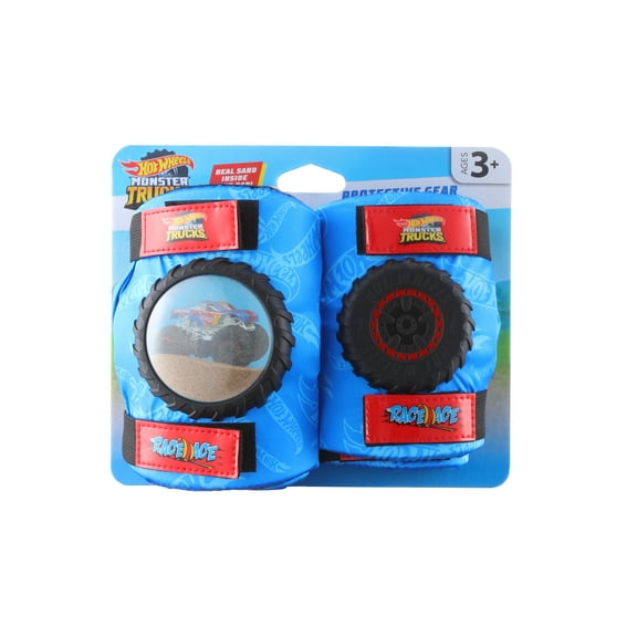 Hot Wheels Knee Pads and Elbow Pads, Skateboarding Protective Pads for Kids Ages 3+