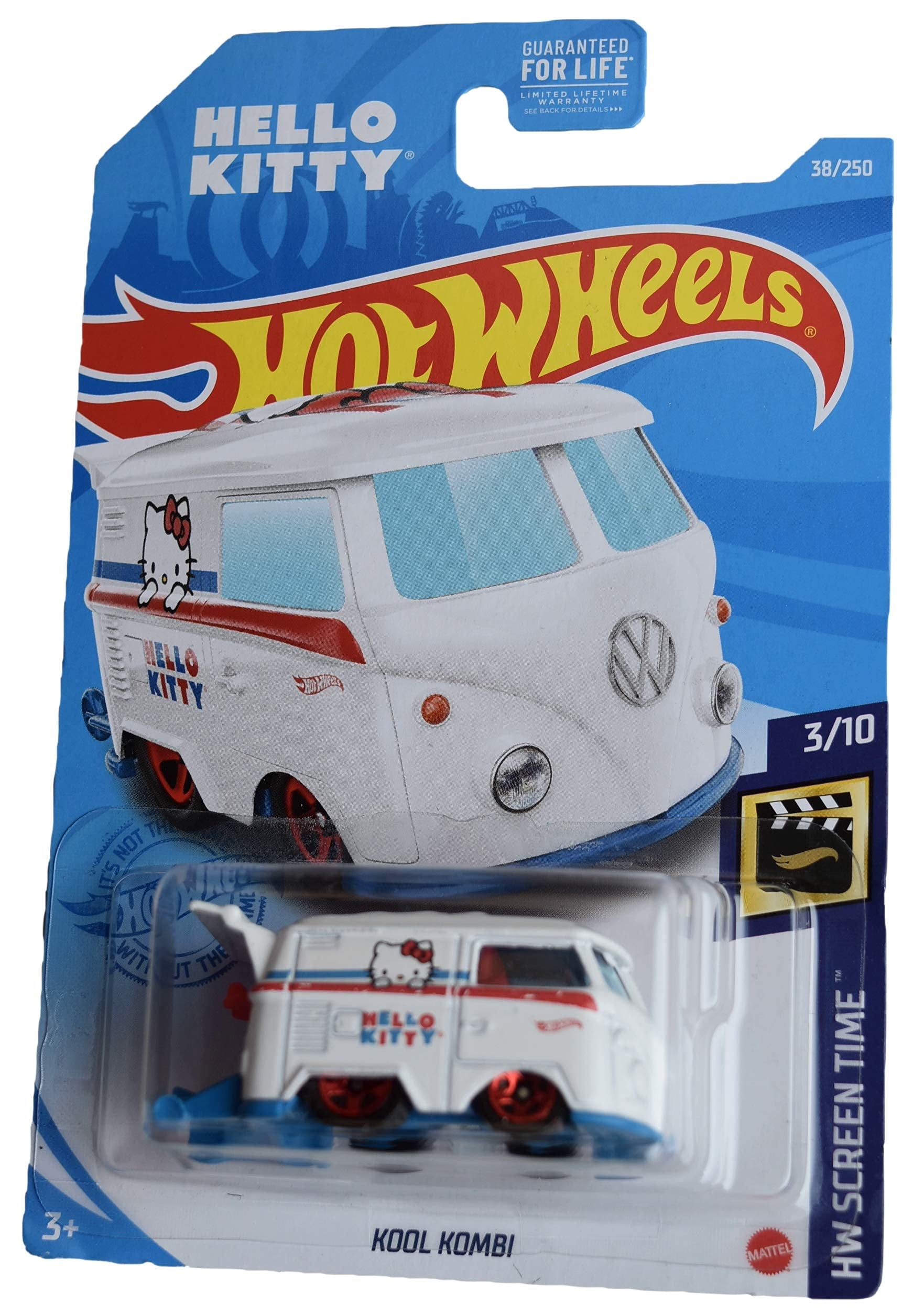 Hot Wheels Kool Kombi Treasure Hunt - Purple HW Art Cars 8/10, 1:64 Scale Die-Cast Car