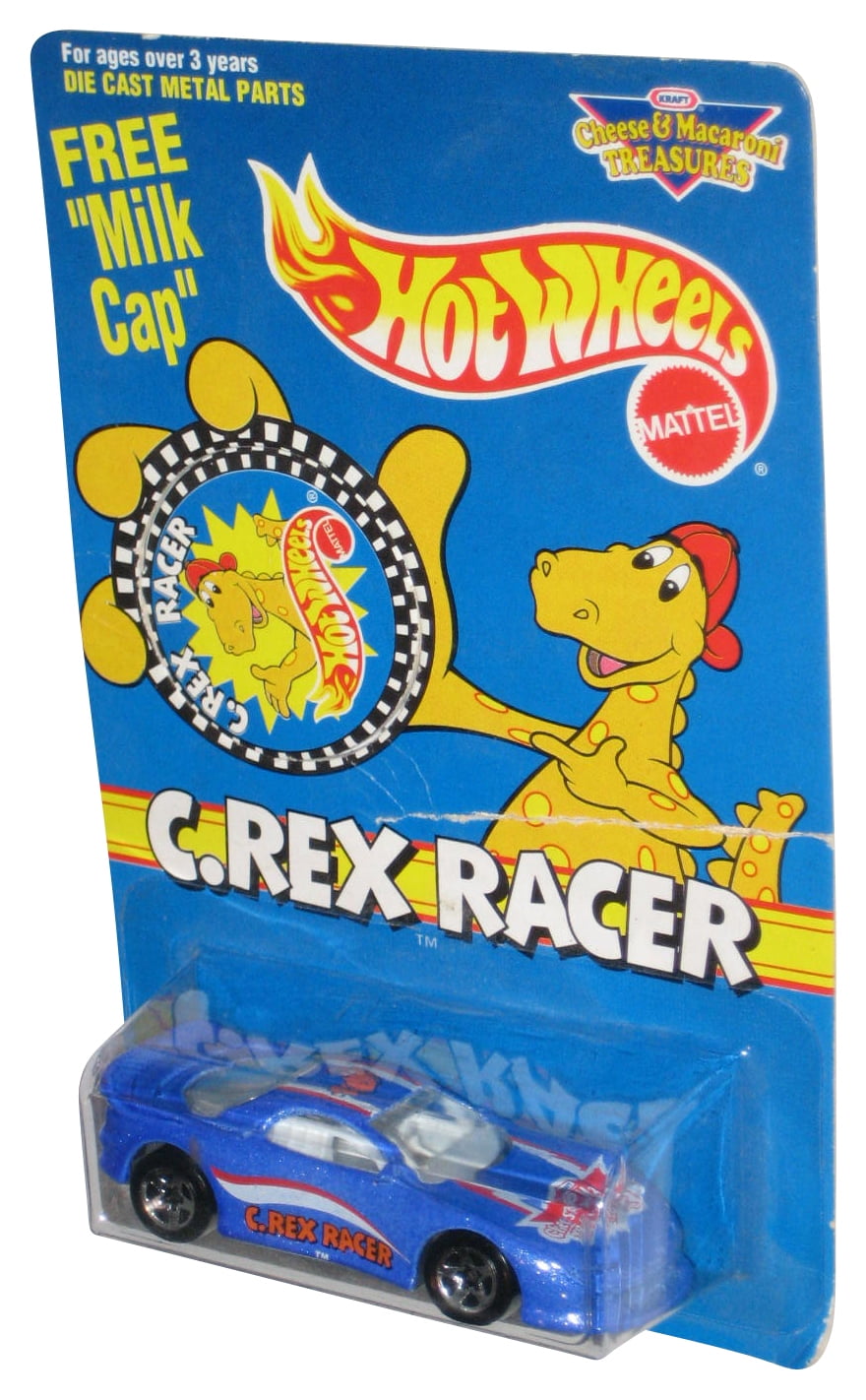 Hot Wheels Kraft Cheese & Macaroni Treasures (1995) C.Rex Racer Blue ...