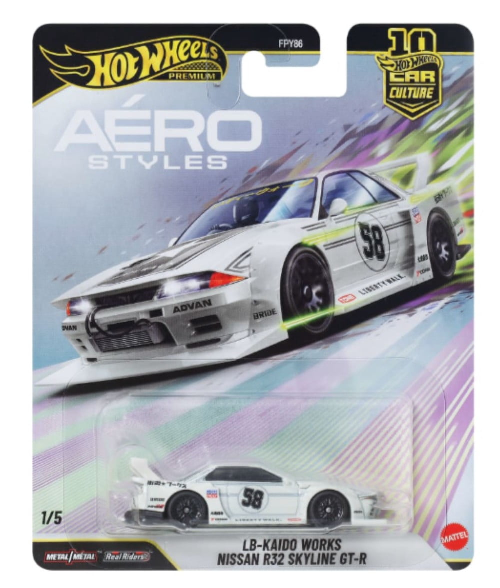 Hot Wheels LB-Kaido Nissan R32 Skyline GT-R Aero Styles Pop