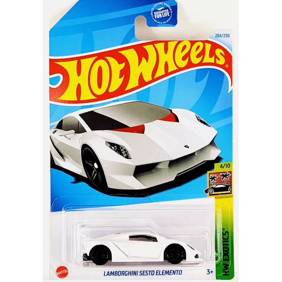 Hot Wheels Lamborghini Sesto Elemento 204/250 White