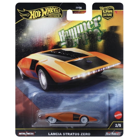 Hot Wheels Lancia Stratos Zero Hammer Drop Car Culture Premium