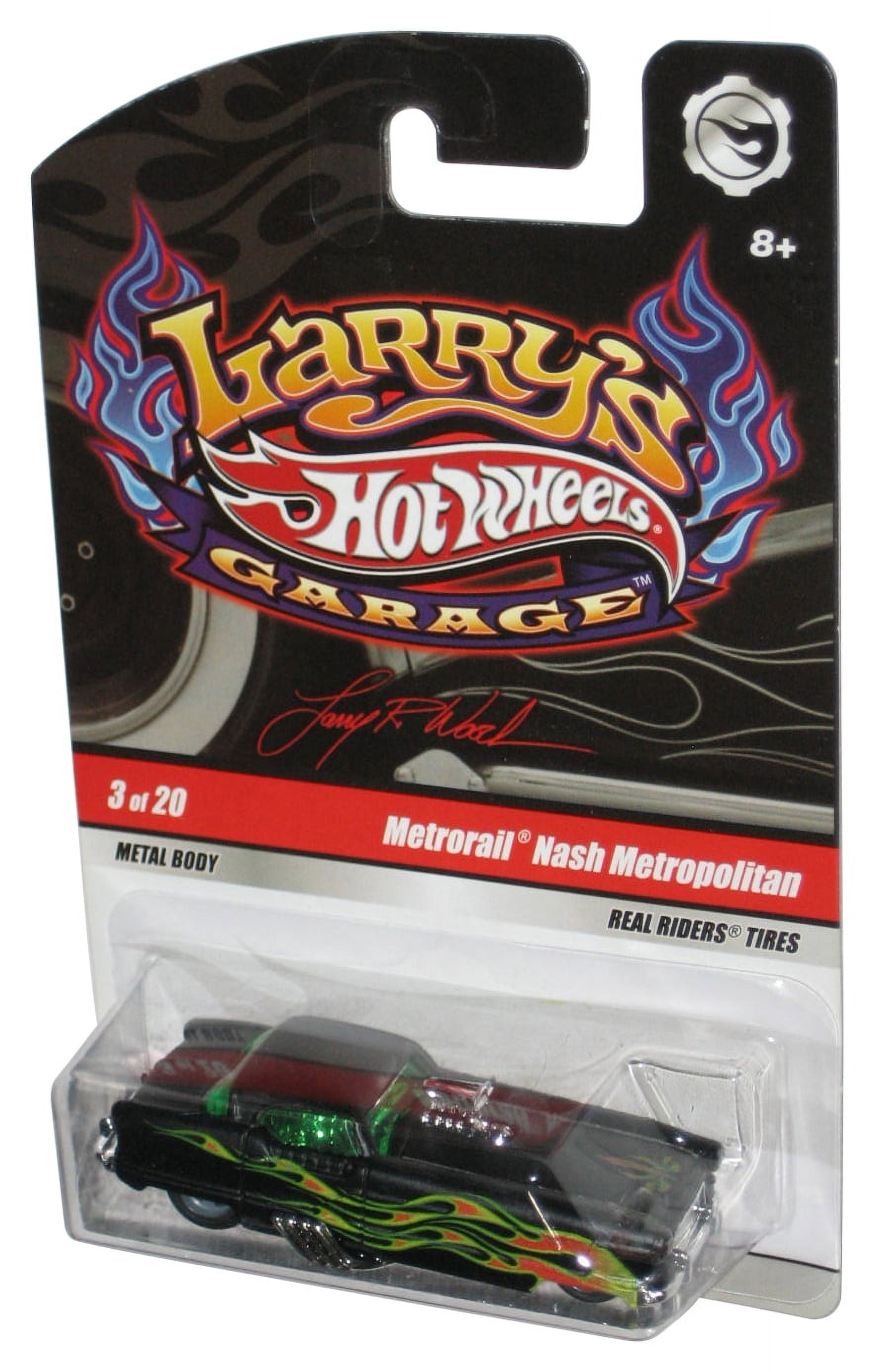 Hot Wheels Larry's Garage (2008) Black Metrorail Nash Metropolitan