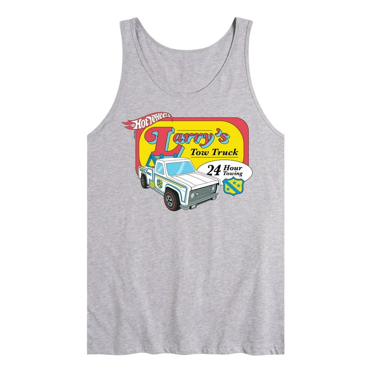 Hot Wheels Larrys Tow Truck Men s Jersey Tank