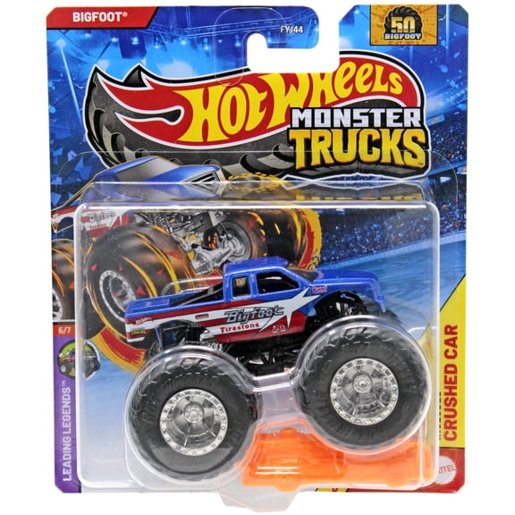Hot Wheels Leading Legend Bigfoot Diecast Car (Red, White & Blue)