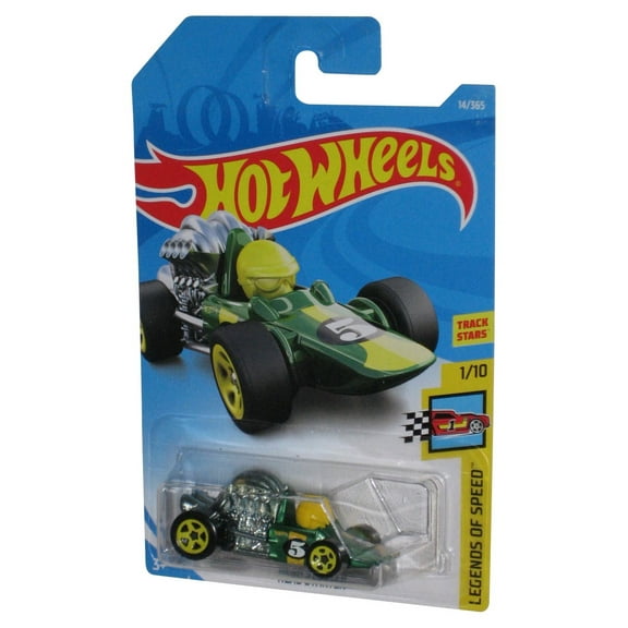 Hot Wheels Legends of Speed 1/10 (2017) Yellow & Green Head Starter Toy Car 14/365
