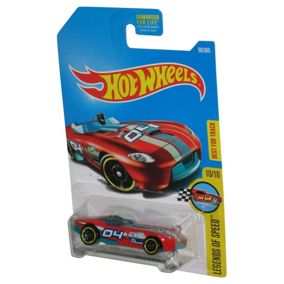 Hot Wheels Legends of Speed 10/10 (2015) Red Rrroadster Toy Car 98/365
