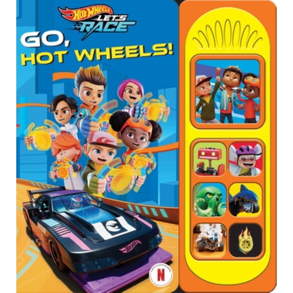 Hot Wheels Let's Race: Go, Hot Wheels! Sound Book (Board Book)
