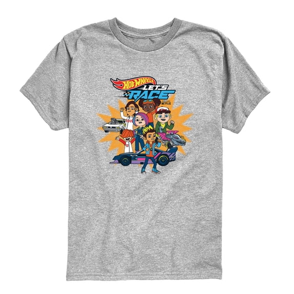 Hot Wheels - Let's Race Character Collage - Toddler Boys Short Sleeve Graphic T-Shirt