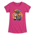 thumbnail image 1 of Hot Wheels - Let's Race Character Collage - Youth Girls Fitted Short Sleeve T-Shirt, 1 of 4