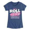 thumbnail image 1 of Barbie - Lets Roll - Toddler And Youth Girls Fitted Short Sleeve Graphic T-Shirt, 1 of 5
