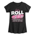 thumbnail image 1 of Barbie - Lets Roll - Toddler And Youth Girls Fitted Short Sleeve Graphic T-Shirt, 1 of 5