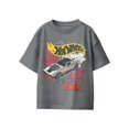 thumbnail image 1 of Hot Wheels Lightning Made To Race Boys Graphic Short Sleeve T-Shirt (Charcoal, S-XL), 1 of 4