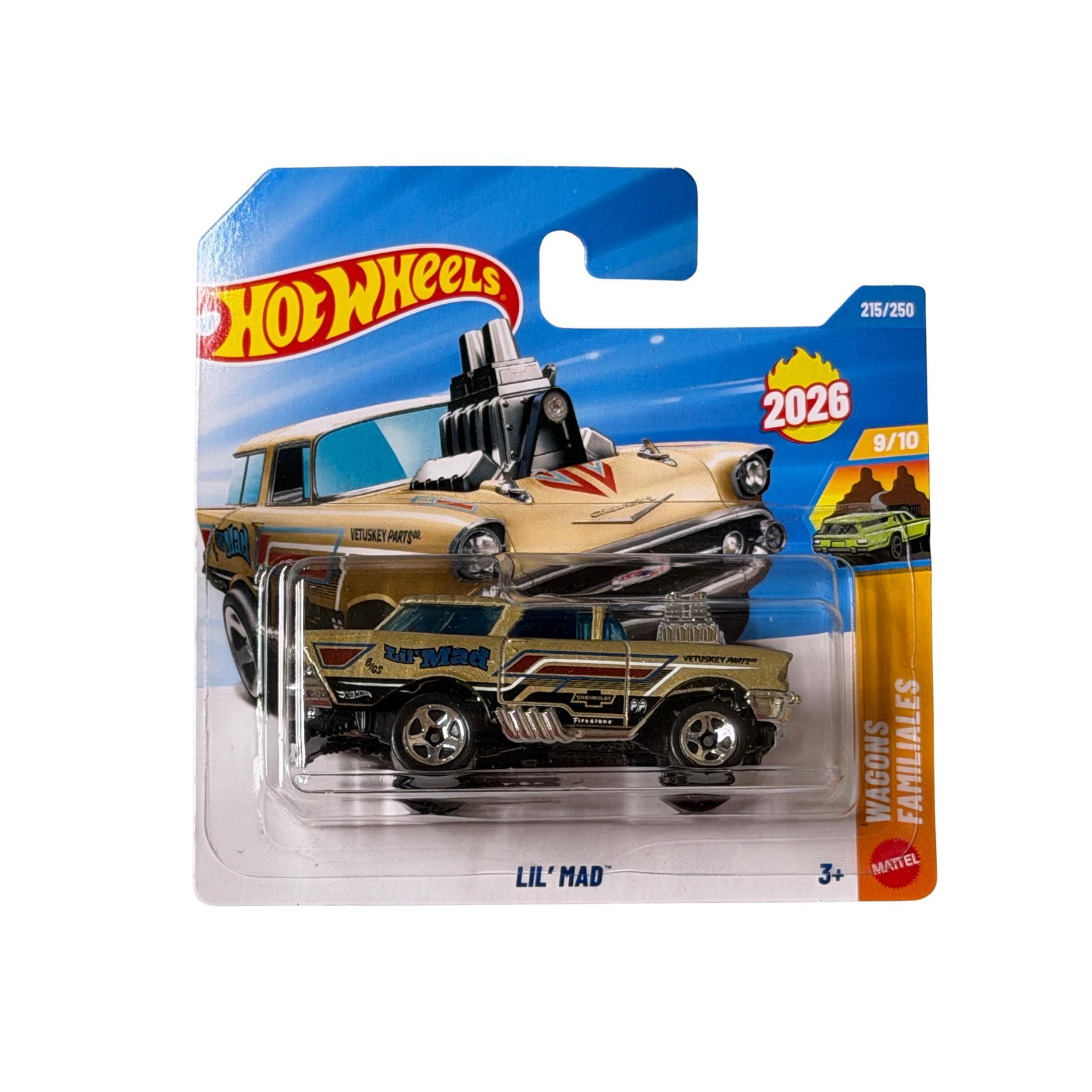 Hot Wheels Lil' Mad Mainline Chevrolet Gasser Wagon in Metalflake ...