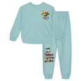 thumbnail image 1 of Hot Wheels Little Boys' Fleece 2-Piece Sweatshirt and Pants Set Seafoam, 1 of 6