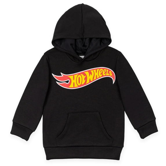 Hot Wheels Little Boys Fleece Pullover Hoodie Toddler to Big Kid