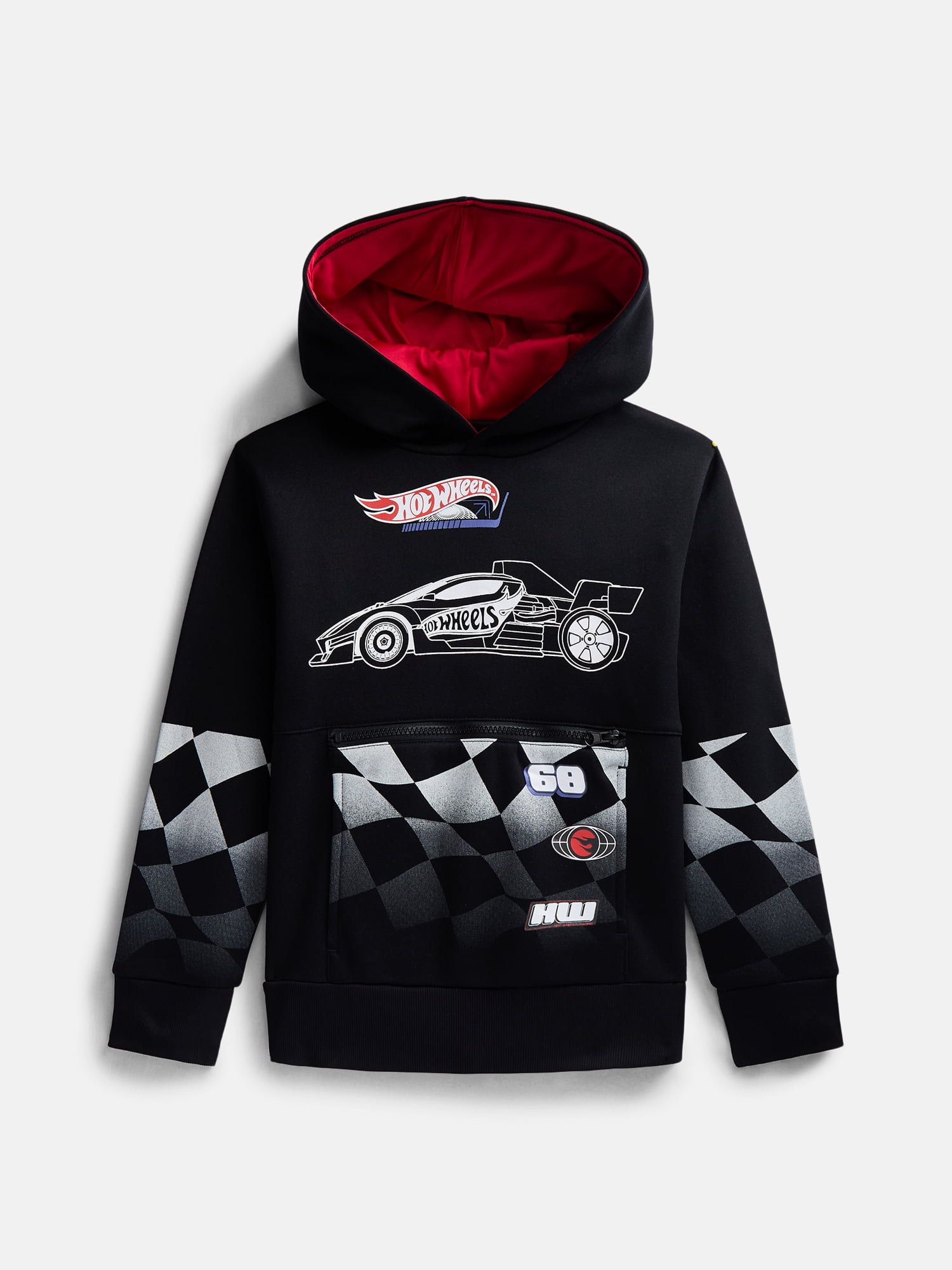 Hot Wheels Boys Fleece Hoodie, Sizes 4-18